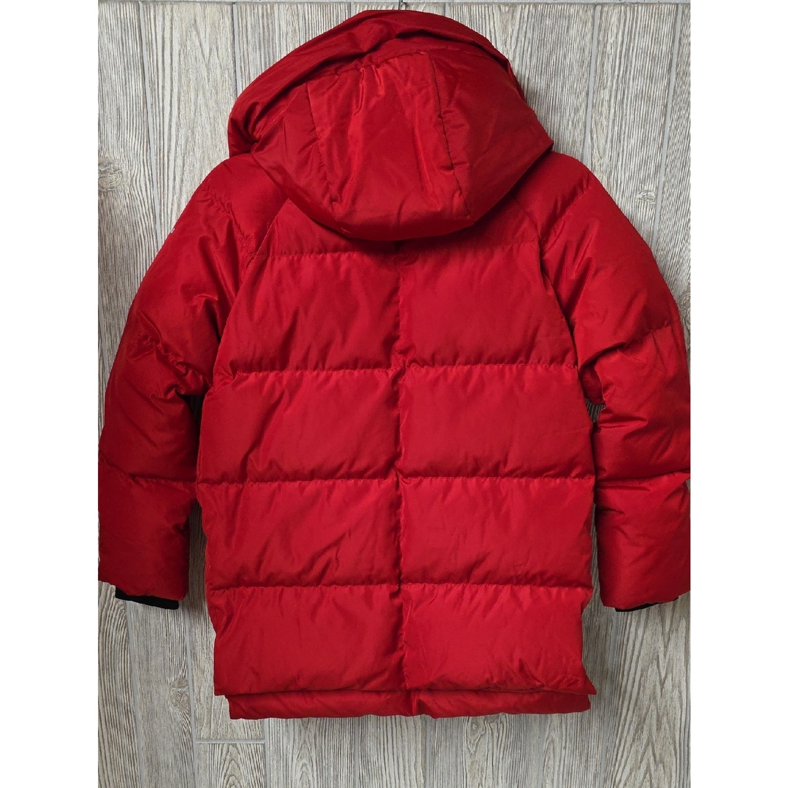 Orolay Thickened Down Red Puffer Jacket With Hood Kids Size Small — image 5 of 8
